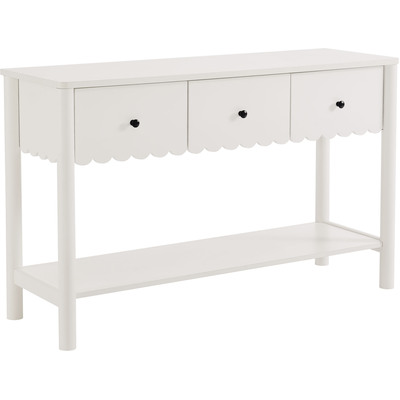 Modway Furniture Emmeline 3-Drawer Scalloped Console Table by Modway, 889654176756, EEI-7154
