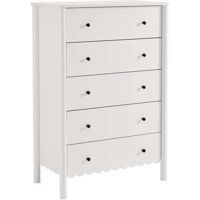 Modway Furniture Emmeline Scalloped 5-Drawer Chest by Modway, 889654176817, EEI-7156