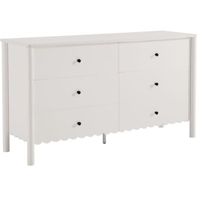 Modway Furniture Emmeline Scalloped 6-Drawer Dresser by Modway, 889654176848, EEI-7157