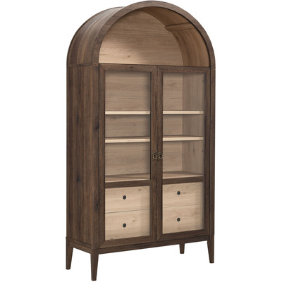 Modway Furniture Nolan 74 inch Tall Wide Arched Storage Display Cabinet by Modway, 889654178125, EEI-7168