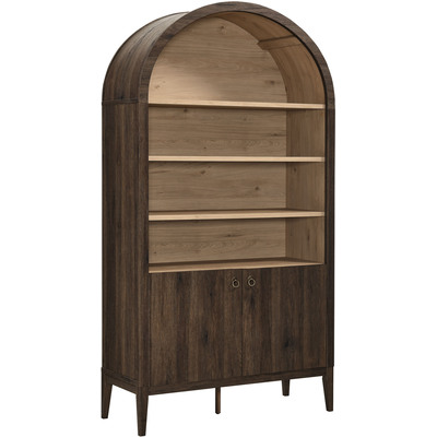 Modway Furniture Nolan 74 inch Tall Wide Arched Storage Display Cabinet Bookshelf by Modway, 889654178248, EEI-7169