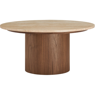 Modway Furniture Kioni Round Travertine Coffee Table by Modway, 889654178521, EEI-7170