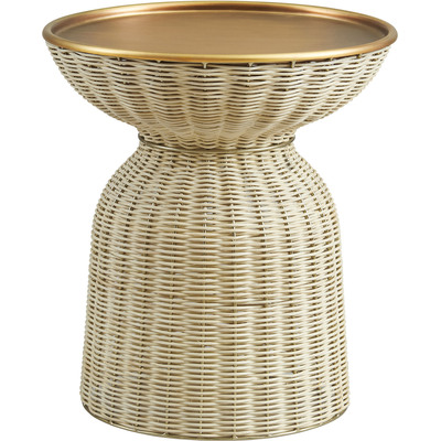 Modway Furniture Lazaro Round Rattan Side Table by Modway, 889654180050, EEI-7189