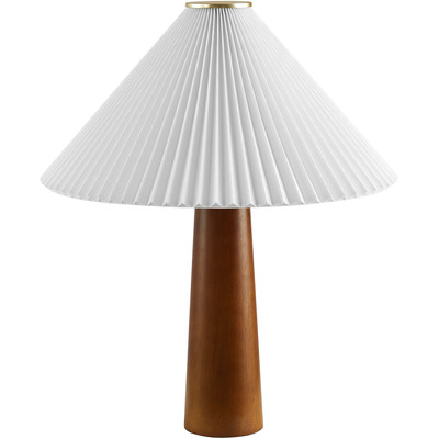 Modway Furniture Jessica Wooden Base Table Lamp With Pleated Fabric Shade by Modway, 889654180210, EEI-7212