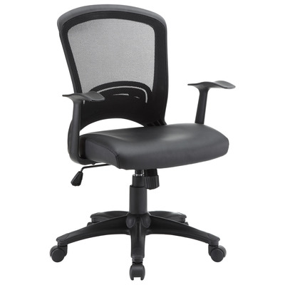Modway Furniture EEI-756-BLK Pulse Vinyl Office Chair In Black