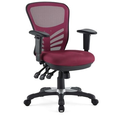 Modway Furniture EEI-757-RED Articulate Mesh Office Chair In Red