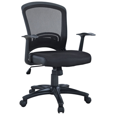 Modway Furniture EEI-758-BLK Pulse Mesh Office Chair In Black