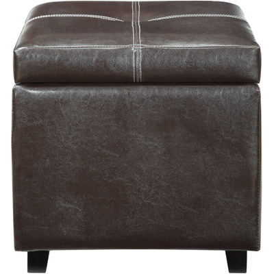 Modway Furniture Treasure Upholstered Vinyl Ottoman by Modway, 848387001551, EEI-814