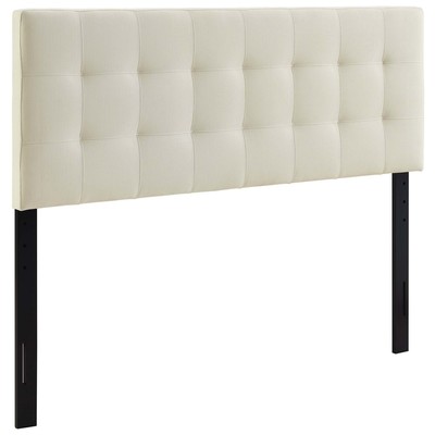 Modway Furniture MOD-5041-IVO Lily Queen Fabric Headboard In Ivory