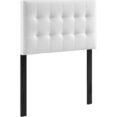 Modway Furniture Lily Upholstered Vinyl Twin Headboard by Modway, 848387019433, MOD-5149