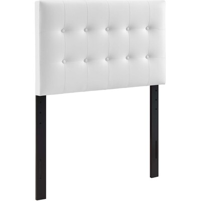 Modway Furniture Emily Upholstered Vinyl Twin Headboard by Modway, 848387020156, MOD-5177