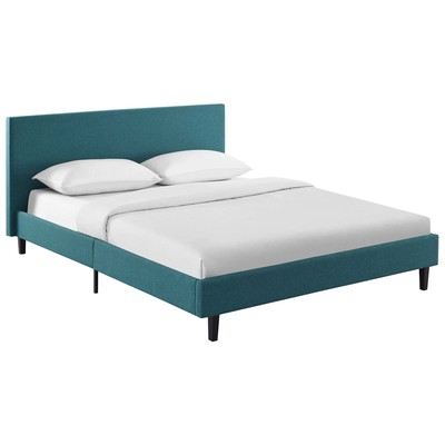 Modway Furniture MOD-5418-TEA Anya Full Fabric Bed