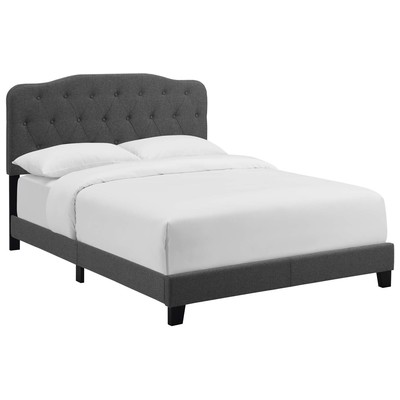 Modway Furniture Beds, Gray,Grey, Upholstered,Wood, King, Beds, 889654124382, MOD-5841-GRY