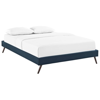 Modway Furniture MOD-5889-AZU Loryn Full Bed Frame With Round Splayed Legs