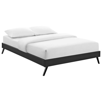 Modway Furniture MOD-5890-BLK Loryn Queen Bed Frame With Round Splayed Legs