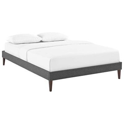 Modway Furniture MOD-5897-GRY Tessie Full Bed Frame With Squared Tapered Legs