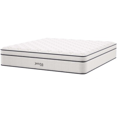 Modway Furniture Jenna 14 inch Innerspring and Foam King Mattress by Modway, 889654146629, MOD-6085