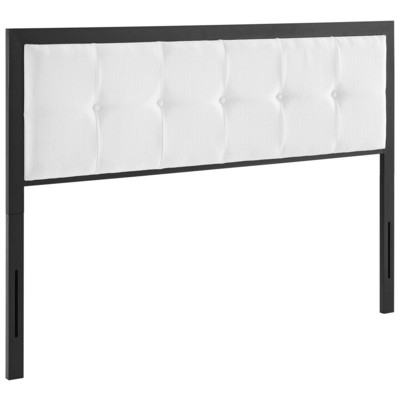 Modway Furniture Headboards and Footboards, Black,ebonyWhite,snow, Queen, Black,White, Headboards, 889654162674, MOD-6176-BLK-WHI