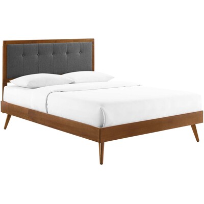 Modway Furniture Willow Wood Queen Platform Bed With Splayed Legs by Modway, 889654974062, MOD-6385