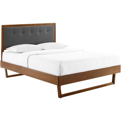 Modway Furniture Willow Wood Full Platform Bed With Angular Frame by Modway, 889654960225, MOD-6634