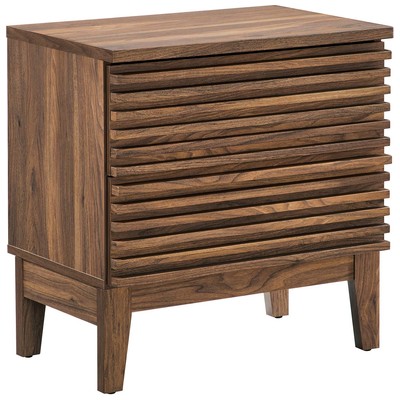 Modway Furniture Render Two-Drawer Nightstand MOD-6964-WAL