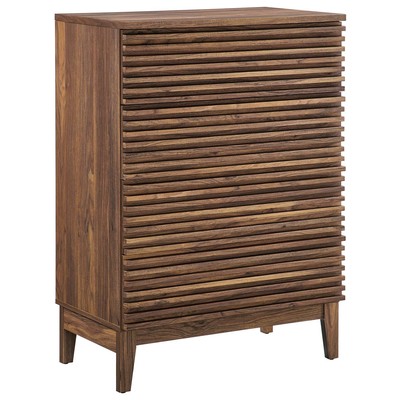 Modway Furniture Render 4-Drawer Dresser Chest MOD-6966-WAL