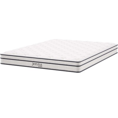 Modway Furniture Jenna 6 inch Innerspring and Foam Queen Mattress by Modway, 889654276081, MOD-7095