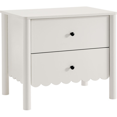 Modway Furniture Emmeline Scalloped 2-Drawer Nightstand by Modway, 889654176107, MOD-7206