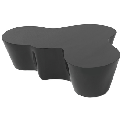 Oggetti Coffee Tables, Resin, Black, Resin, INDOOR ONLY, 02-ORGO CT/BLK,Low (under 14 in.)