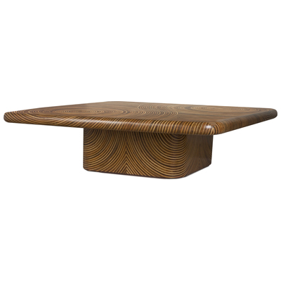 Oggetti Coffee Tables, Oval,Square, Wood,Plywood,Hardwoods,MDF,MINDI VENEERS WITH POPLAT SOLLIDS OVER MDFCORES, Light and Medium Brown, Kiln Dried Marine Plywood, INDOOR ONLY, 04-ST RB CT/SQ,Standard (14 - 22 in.)