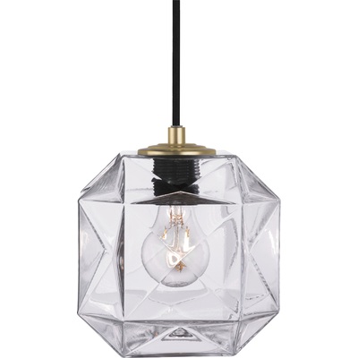 Oggetti MIMO, CUBE PENDANT, CLEAR, 28-MM/CUB/CL/B