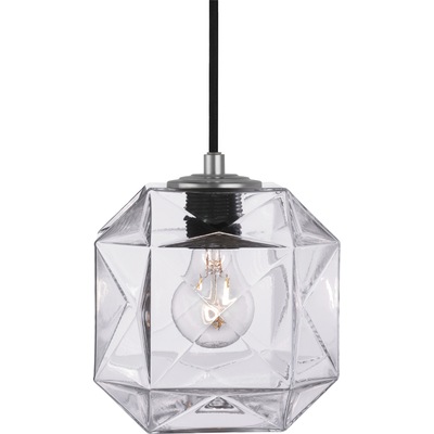 Oggetti MIMO, CUBE PENDANT, CLEAR, 28-MM/CUB/CL/G