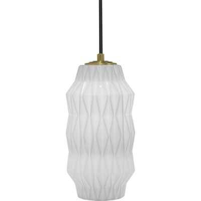 Oggetti MIMO, FACETED  PENDANT, WHITE, 28-MM/FAC/WH/B