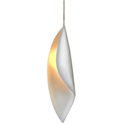 Oggetti LEAF PENDANT, WHITE, 43-LEAF/X