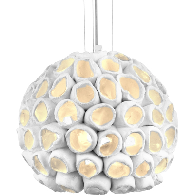 Oggetti NOVE CERAMICA, REEF ROUND MEDIUM SUSPENSION, WHITE, 43-RE8124S/W