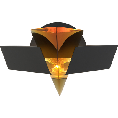 Oggetti PRISMA SCONCE, TOPAZ/BLACK, 45-PRSM/TPZ/BK