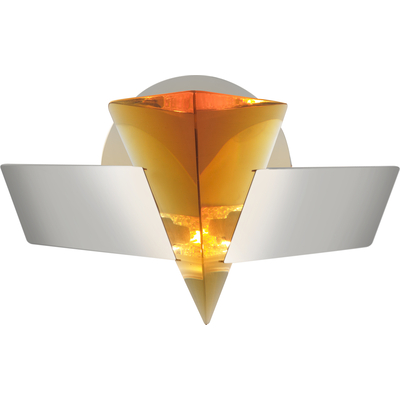 Oggetti PRISMA SCONCE, TOPAZ/CHROME, 45-PRSM/TPZ/CH