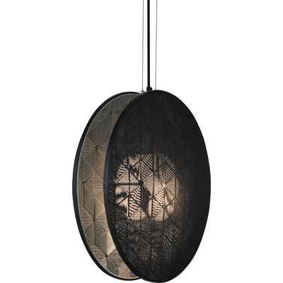 Oggetti SCHEMA, HUSH LARGE PENDANT, BLACK, 49-HUSH/L/B