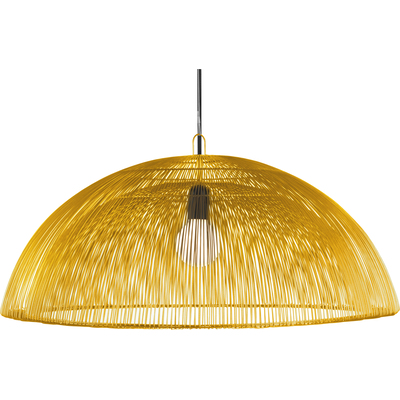 Oggetti SCHEMA, MOIRE DOME PENDANT, GOLD, 49-MOI/SU/D/GL