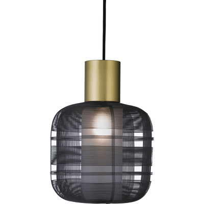 Oggetti SCHEMA, STOUT PENDANT, DARK GREY/GOLD, 49-STOUT/DKG