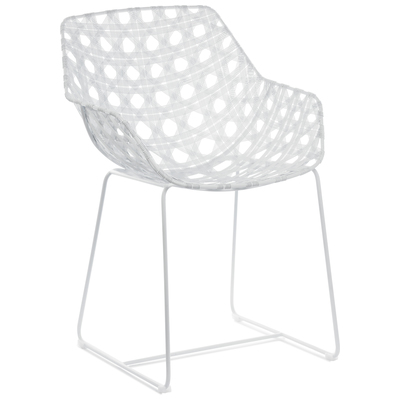 Oggetti Octa Arm Chair, White 49-OCT AC/WHT