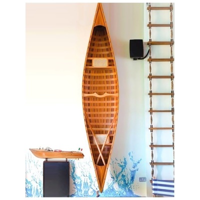 Old Modern Handicrafts Canoe With Ribs Curved Bow 12 Feet K080