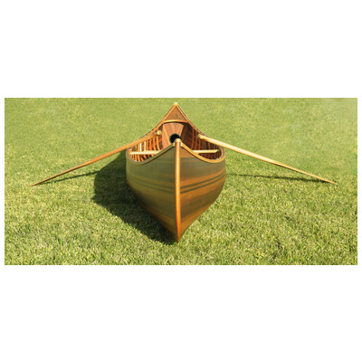 Old Modern Handicrafts Canoe With Ribs Curved Bow Matte Finish 12 Feet K080M