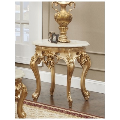Polart Designs Furniture 108 Side Table (Marble Top)