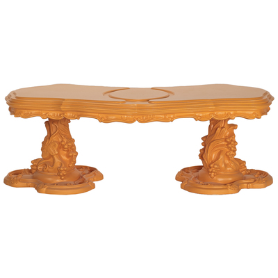 Polart Designs Furniture 114 Coffee Table (Wood Top)