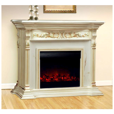 PolArt Fireplaces, Multiple options, Classic Baroque, High quality polyresin frame, 917AM