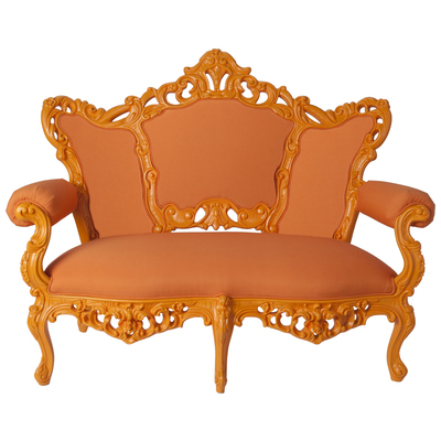 PolRey Loveseat (Not Tufted) 611BJO French and Victorian Inspired Modern Furniture