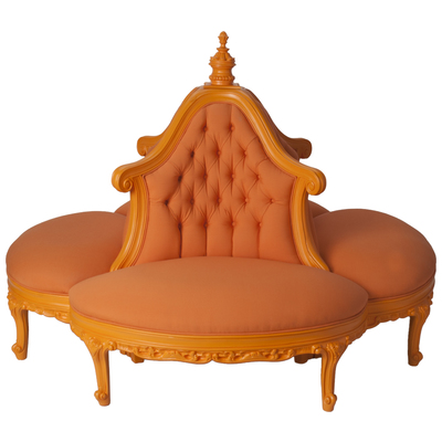 PolRey Round Sofa 665CJ French and Victorian Inspired Modern Furniture