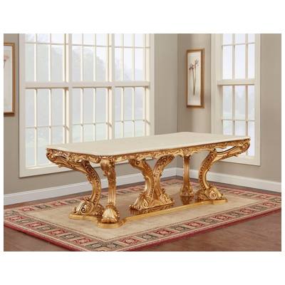PolRey Dining Table 8 People (Marble Top) 702AM French and Victorian Inspired Modern Furniture