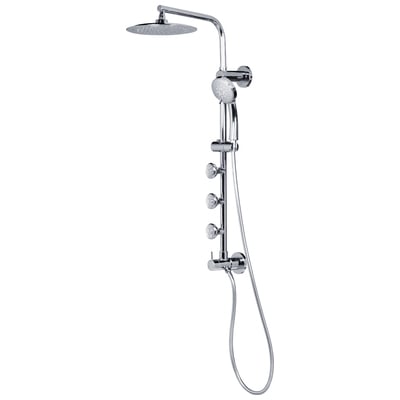 PULSE ShowerSpas Chrome Shower System - Lanai Shower System 1089-CH